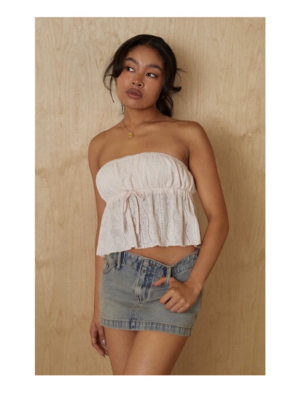 Straples Pink Top